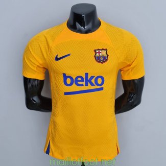 Maillot Match Barcelona Training Suit Yellow I 2022/2023