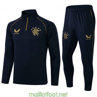 Glasgow Rangers Sweat Entrainement Royal + Pantalon Royal 2021/2022