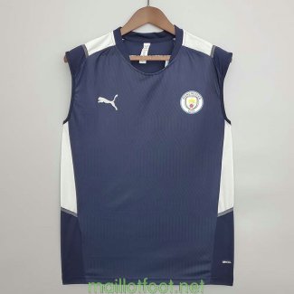 Maillot Manchester City Vest Training Royal Blue 2021/2022