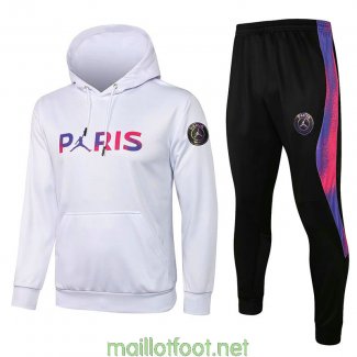 PSG x Jordan Sweat Capuche White II+ Pantalon Black 2021/2022