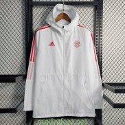 Bayern Munich Vestes Coupe Vent White I 2023/2024