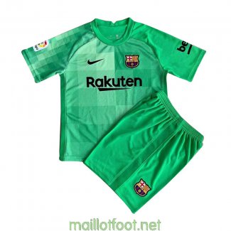 Maillot Barcelona Enfant Gardien De But Green 2021/2022