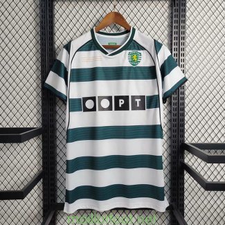 Maillot Sporting Lisbon Retro Domicile 2001 2003