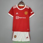 Maillot Manchester United Enfant Domicile 2021/2022