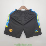 Short Manchester United Training Black IV 2021/2022