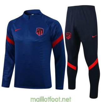 Atletico De Madrid Sweat Entrainement Blue + Pantalon Navy 2021/2022