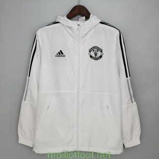 Manchester United Vestes Coupe Vent White III 2021/2022