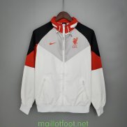 Liverpool Vestes Coupe Vent Black White Red 2021/2022