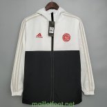 Ajax Vestes Coupe Vent Black White 2021/2022