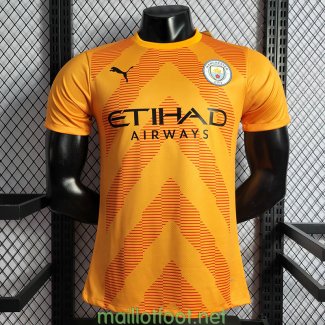 Maillot Match Manchester City Gardien De But Orange 2022/2023