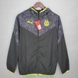 Borussia Dortmund Vestes Coupe Vent Black Grey 2021/2022