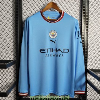 Maillot Manches Longues Manchester City Domicile 2022/2023