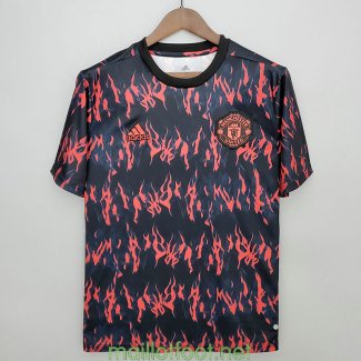 Maillot Manchester United Pre Match Training Black Red 2022/2023