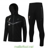 Liverpool Veste Capuche Black I + Pantalon Black I 2022/2023