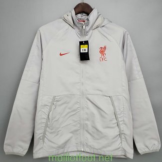 Liverpool Vestes Coupe Vent Grey 2021/2022