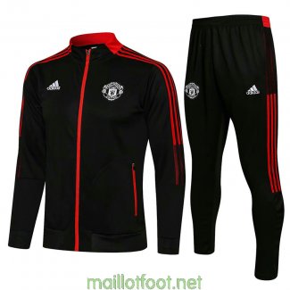 Manchester United Veste Black III + Pantalon Black 2021/2022
