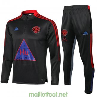 Manchester United x Human Race Sweat Entrainement Black + Pantalon 2021/2022