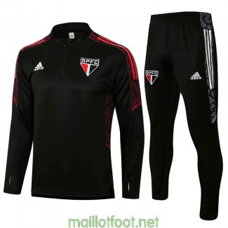 Sao Paulo FC Sweat Entrainement Black + Pantalon Black 2021/2022