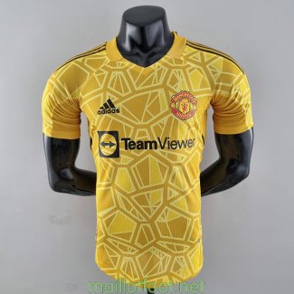 Maillot Match Manchester United Gardien De But Yellow 2022/2023