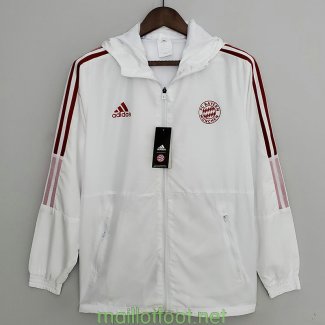 Bayern Munich Vestes Coupe Vent White I 2022/2023