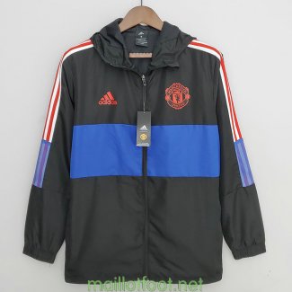 Manchester United Vestes Coupe Vent Black Blue II 2022/2023