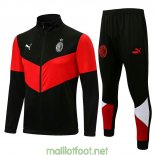 AC Milan Veste Black Red + Pantalon Black Red 2021/2022